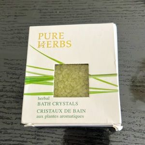 Pure herbs luxurious bath salts. NIB.